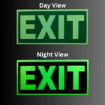 Night Glow Exit Signage