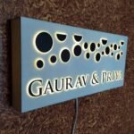 LED 3D Home Name Plate