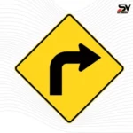 Road Turning Sign Board