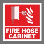 Fire Hose Cabinet Signage Board