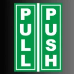 Puss Pull Signage Board