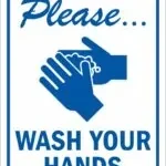 Wash Your Hands Signage - Image 2
