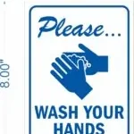 Wash Your Hands Signage - Image 4