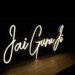 Jai Guru Ji Neon Sign