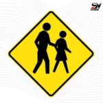 Pedestrian Crossing Road Sign Board