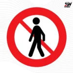 Pedestrian Road Sign Board