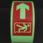 Night Glow Red Direction Tape - Image 2