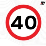 Speed Limit Warning Board